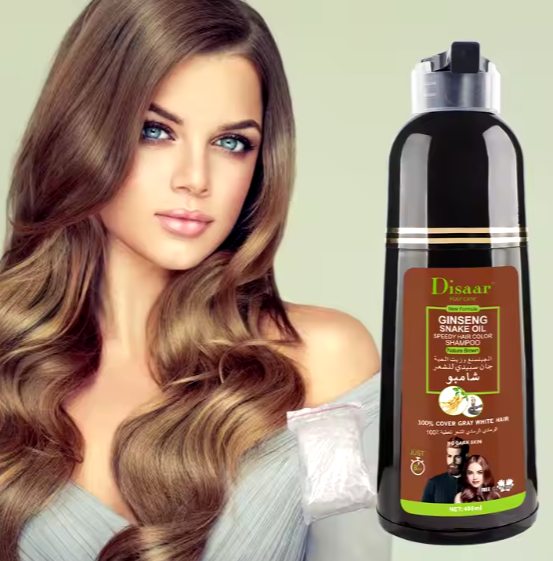 Natural Brown Hair Color Shampoo (400ml) Wish2Cart