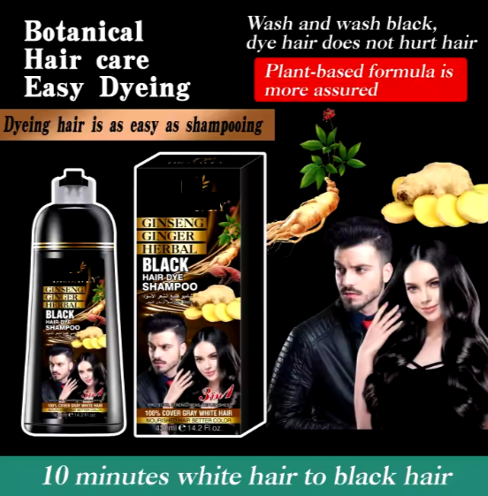 Ginger Black Hair Shampoo (500ml) Wish2Cart