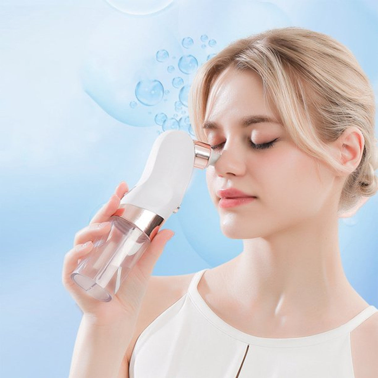 bubble beauty instrument, skin care UAE, beauty instrument, bubble skin care, deep cleansing device, hydrating beauty tool, exfoliating skin care, facial massage device, UAE skincare tools, advanced beauty instrument, hydration facial tool, exfoliating device UAE