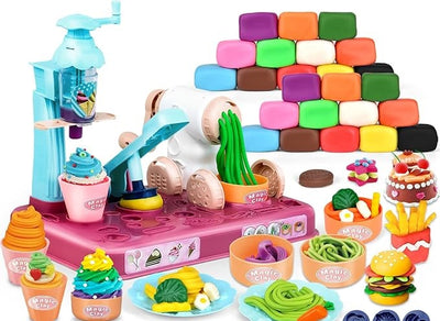 ice cream playdough, clay tool set, kids toys, clay toys, playdough set UAE, creative play for kids, educational clay toys, kids gift UAE, imaginative play, kitchen playdough set