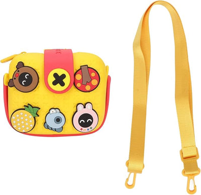 compact bag for kids, kids bag, crossbody bag, shoulder bag, kids accessories, kids fashion UAE, cartoon kids bag, trendy kids bag, large storage kids bag, fun kids crossbody, DIY kids decoration