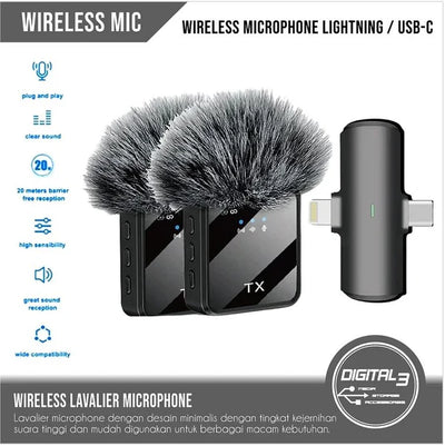 Wireless Lavalier Microphone Wish2Cart